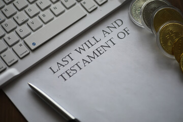 last will and testament