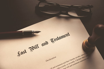 last will and testament